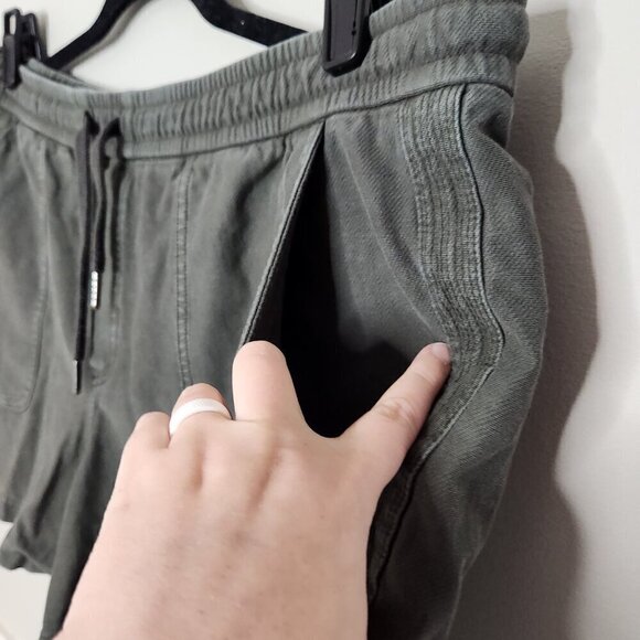 ATHLETA Dark Green Farallon Shorts - Picture 3 of 6